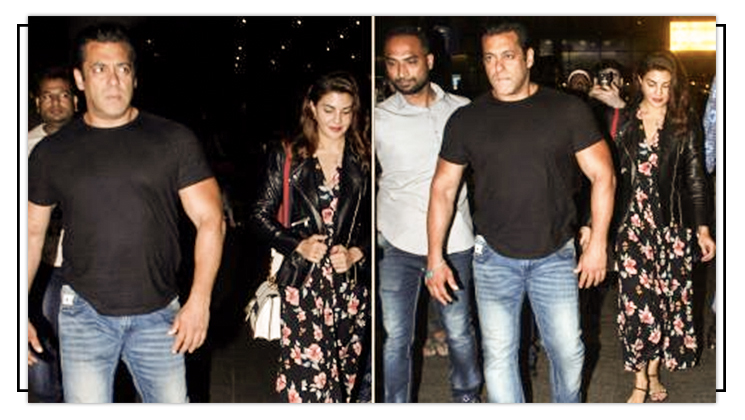 Salman and Jacqueline papped at airport