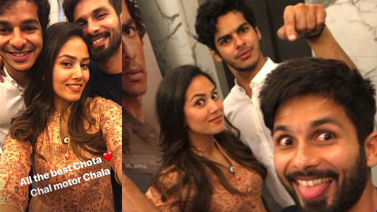 'Beyond The Clouds' screening: Mira poses for a perfect selfie with Shahid and Ishaan
