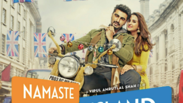 Arjun Kapoor & Parineeti Chopra take a fun ride in this new poster of 'Namaste England'