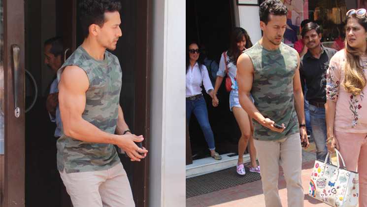 In Pictures: Tiger Shroff on a lunch date with Disha Patani, Ayesha Shroff and Anna Singh