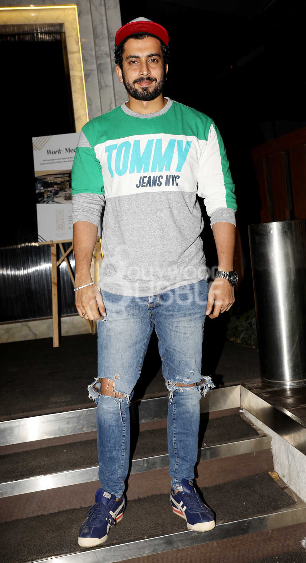 Actor Sunny Singh was spotted at Nushrat's Bash in Mumbai.