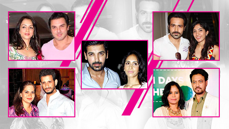 Bollywood stars with their wives who choose to stay away from limelight