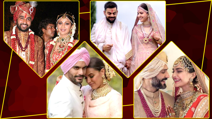 Bollywood Brides and their Stunning Wedding Day Looks