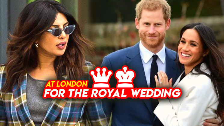 Royal Wedding: Priyanka Chopra arrives in London wearing a Plaid Suit