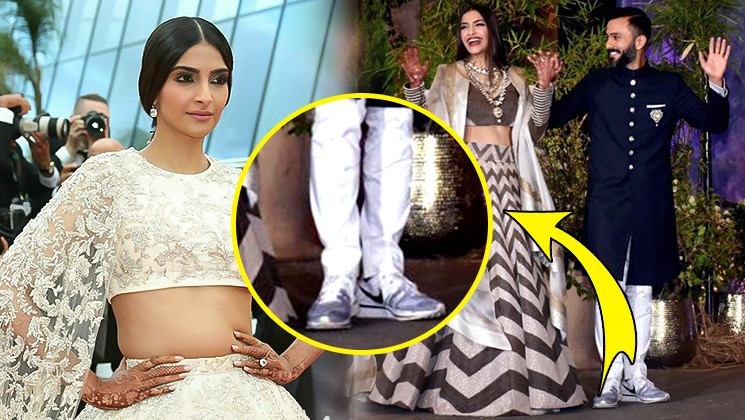Sonam Kapoor reveals why hubby Anand Ahuja wore sneakers at their reception