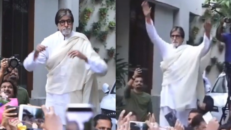 This video of Big B dancing to 'Badumbaa' song will make you go Aww!
