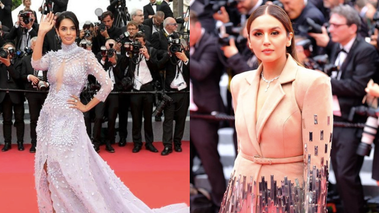 Mallika Sherawat and Huma Qureshi dazzle at the Cannes red carpet!