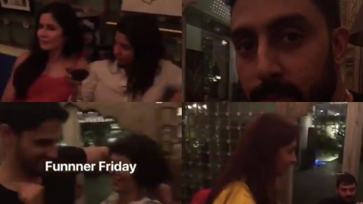 VIDEOS: Katrina Kaif, Sidharth Malhotra & Abhishek Bachchan party hard together!