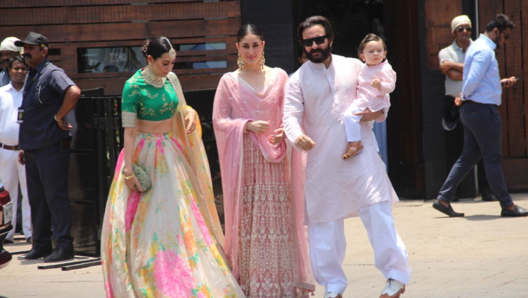 Chote Nawab Taimur makes a grand entry at Sonam Kapoor’s wedding