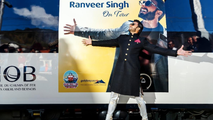 Ranveer Singh inaugurates 'Ranveer on Tour' train in Switzerland