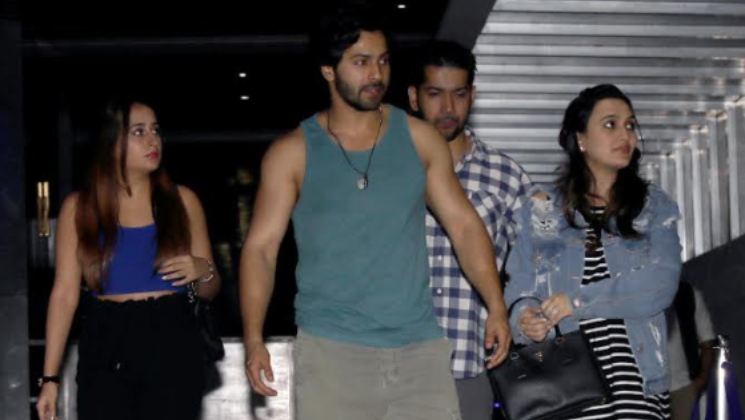 Varun Dhawan and Natasha Dalal went on a dinner date with Rohit Dhawan and his wife Jaanvi Desai