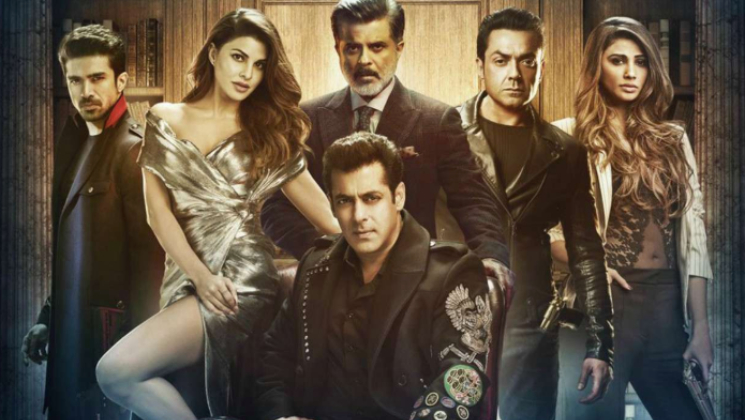The entire cast of 'Race 3' shot amidst high military and security in Abu Dhabi