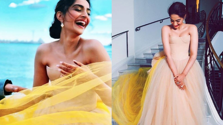 Sonam Kapoor beats the heat in a nude gown at the Cannes red carpet!
