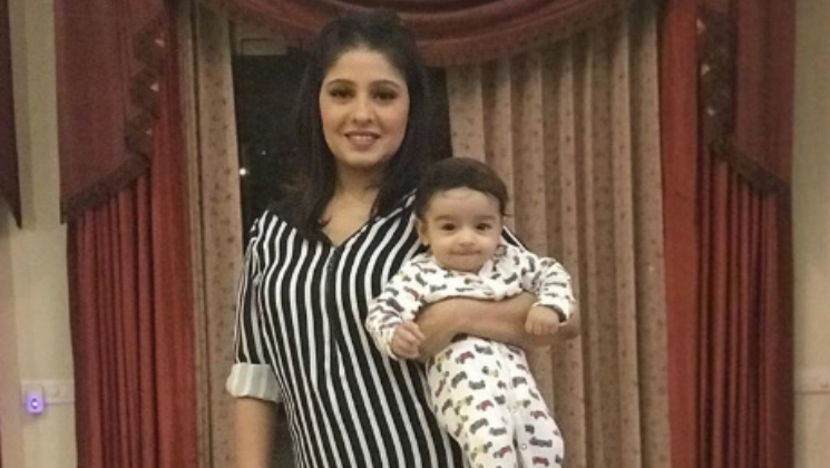 ADORABLE! Singer Sunidhi Chauhan shares the first pic of son