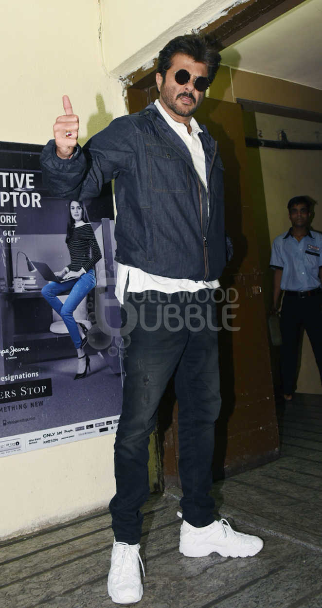 Anil Kapoor looked Jhakaas at his movie's screening.