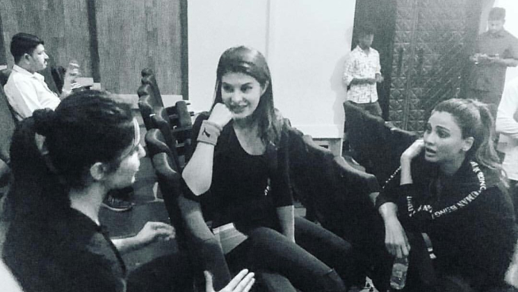 'Da-Bangg' girls Katrina, Jacqueline and Daisy caught in a candid moment