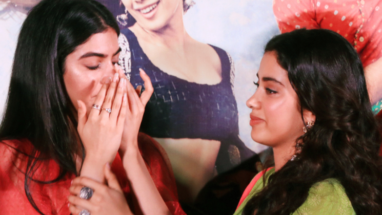 Khushi Kapoor breaks down remembering mother Sridevi at 'Dhadak' trailer launch