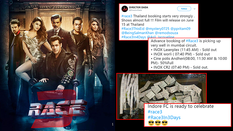 Houseful shows of Salman Khan's 'Race 3' proves that Bhai fans can't wait to watch this one!