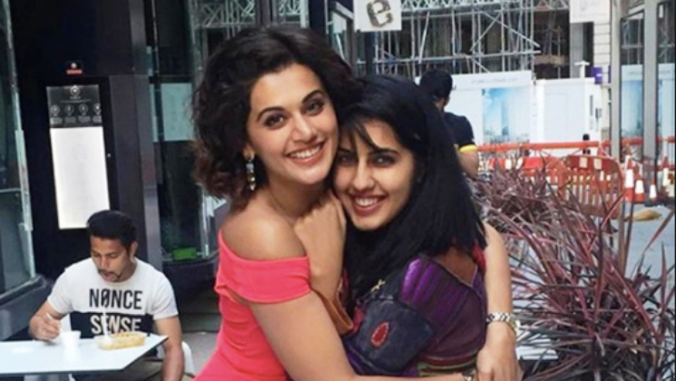 PHOTO: Taapsee Pannu moves into her swanky new pad with her sister Shagun!