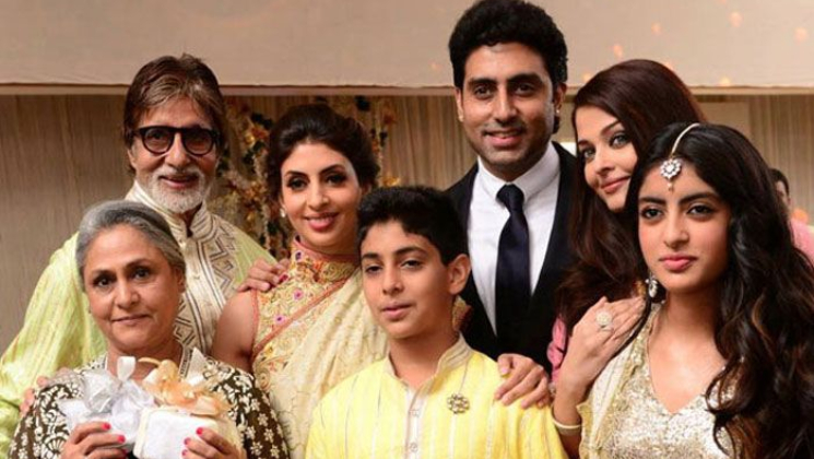 Abhishek and Aishwarya wish Big B and Jaya Bachchan on their 45th wedding anniversary