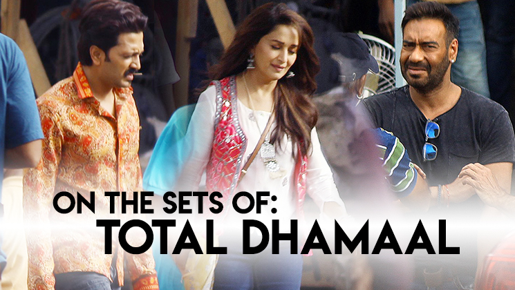 From the sets of 'Total Dhamaal': Madhuri, Ajay, Riteish begin shooting in the city