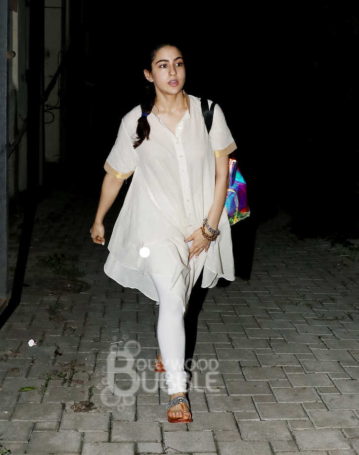 Sara Ali Khan spotted at gym