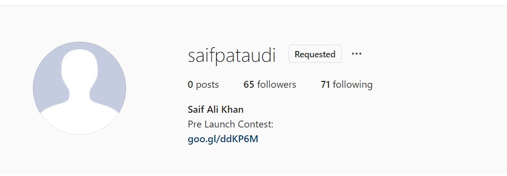 saif instagram debut