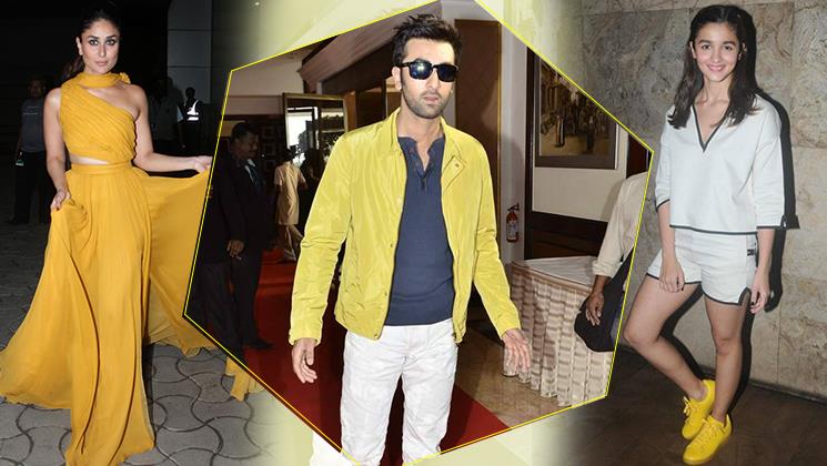bollywood celebs wear yellow outfits