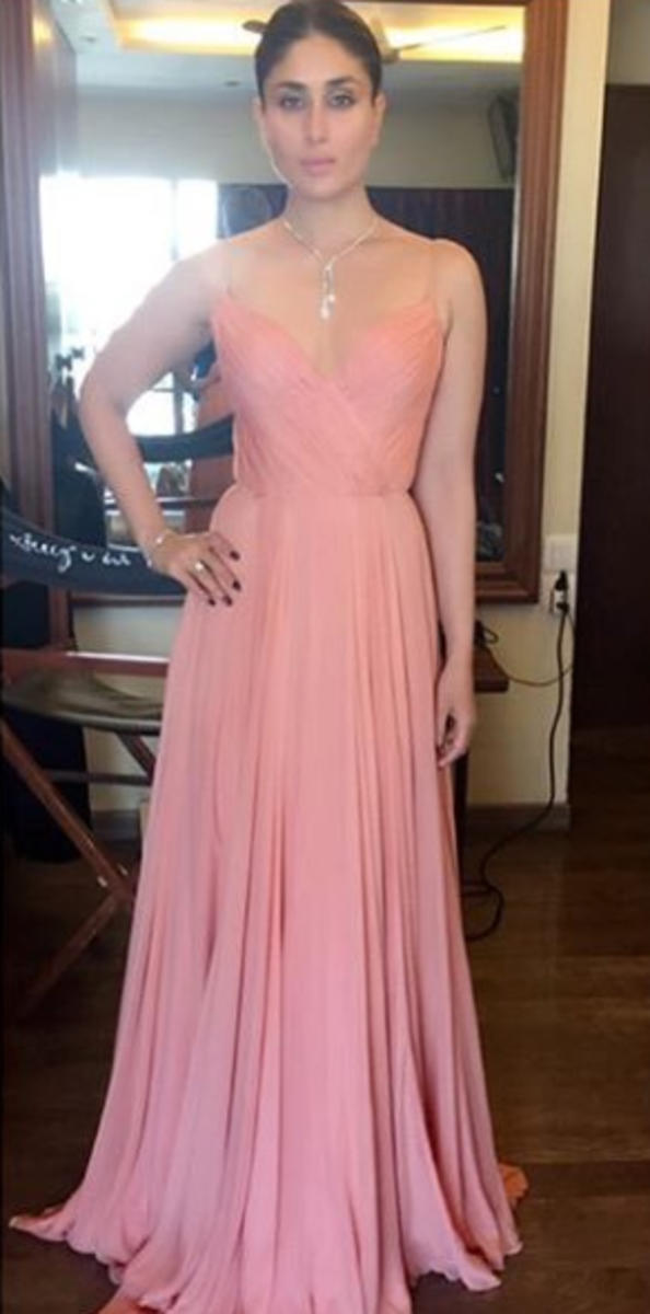 kareena pink gown