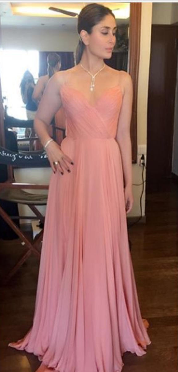 kareena pink gown