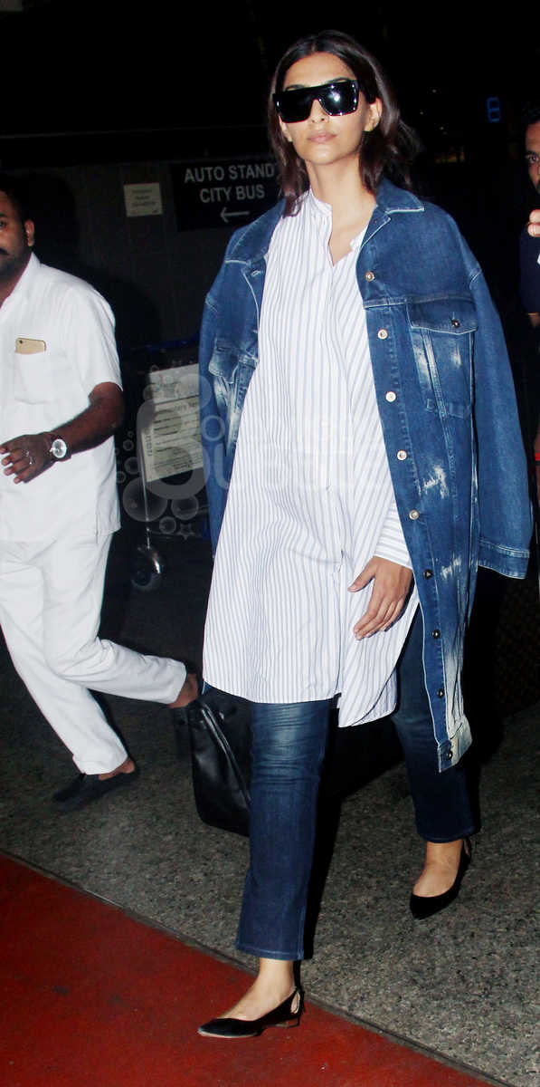 sonam airport look disappointing