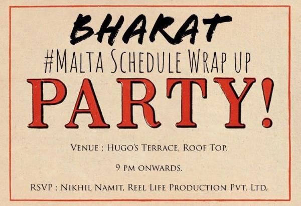 Bharat wrap party location 