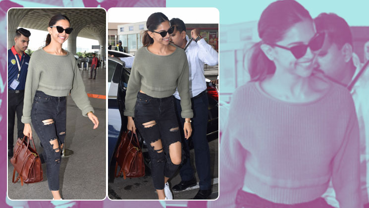 deepika airport pics august