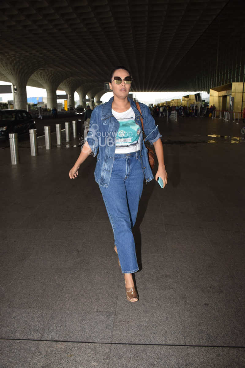 In pics: Ranbir Kapoor, Yami and Swara's airport fashion game is