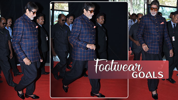 Amitabh Bachchan Shoes Thugs Of Hindostan Trailer Launch
