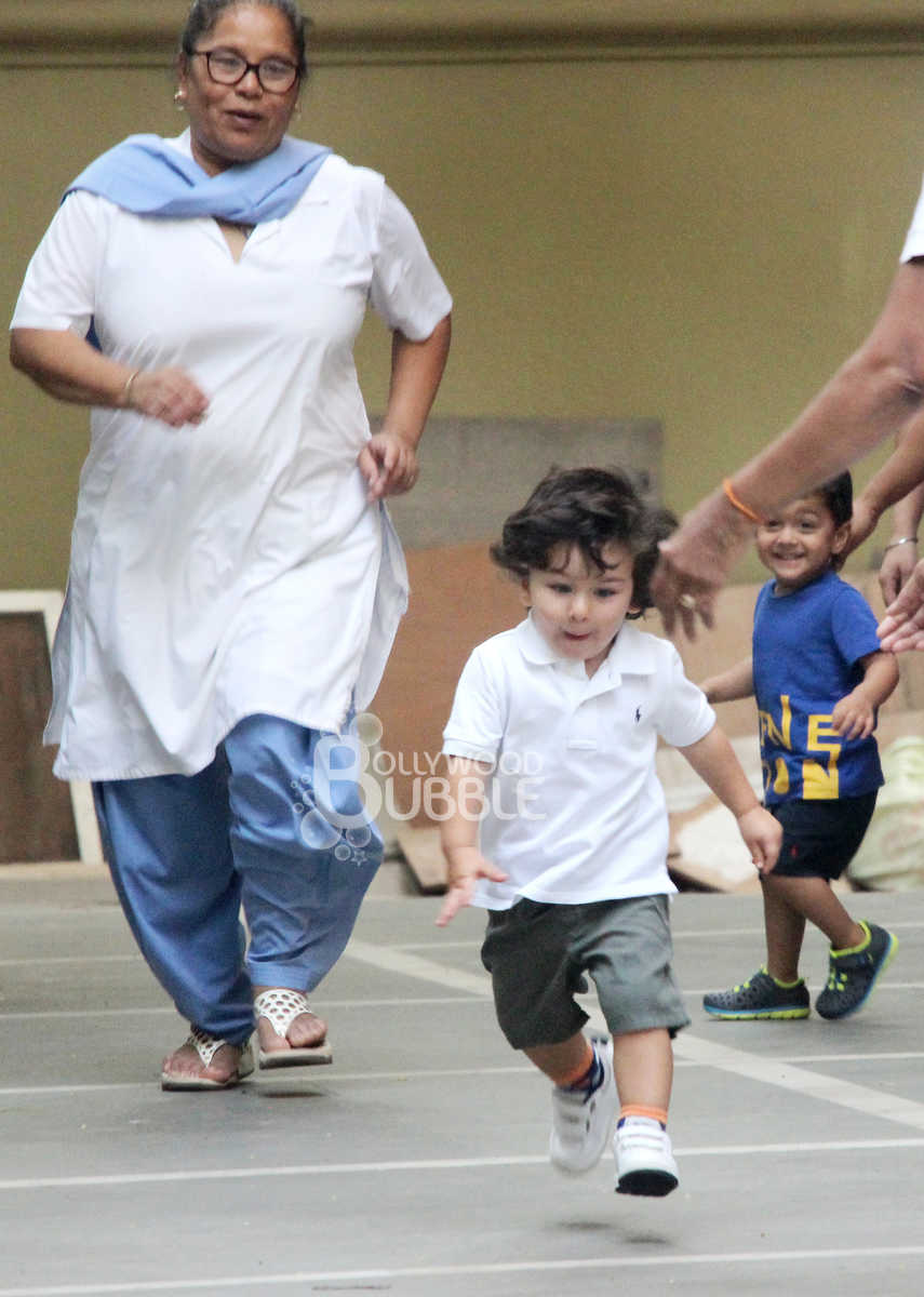spotted taimur ali khan playing 20 september 2018