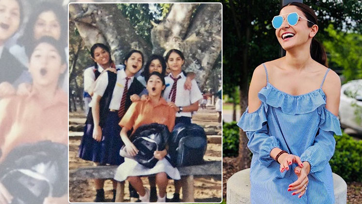 anushka throwback school day picture