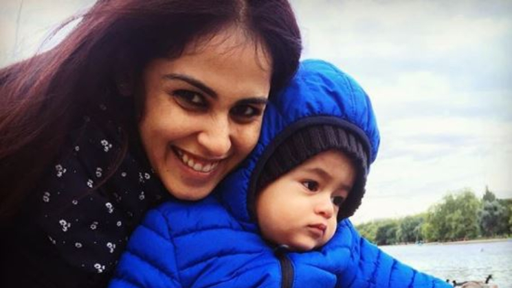 Genelia D'Souza Son First Painting