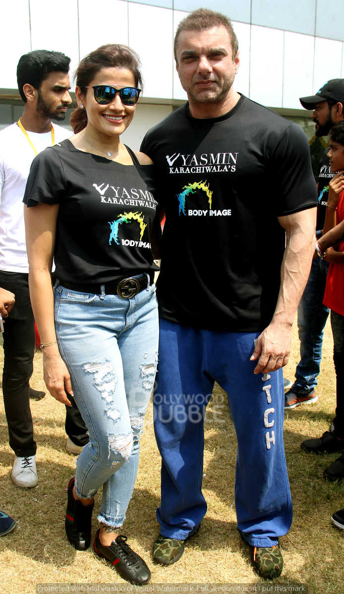 pics sohail, aayush sharma yasmin karachiwala event