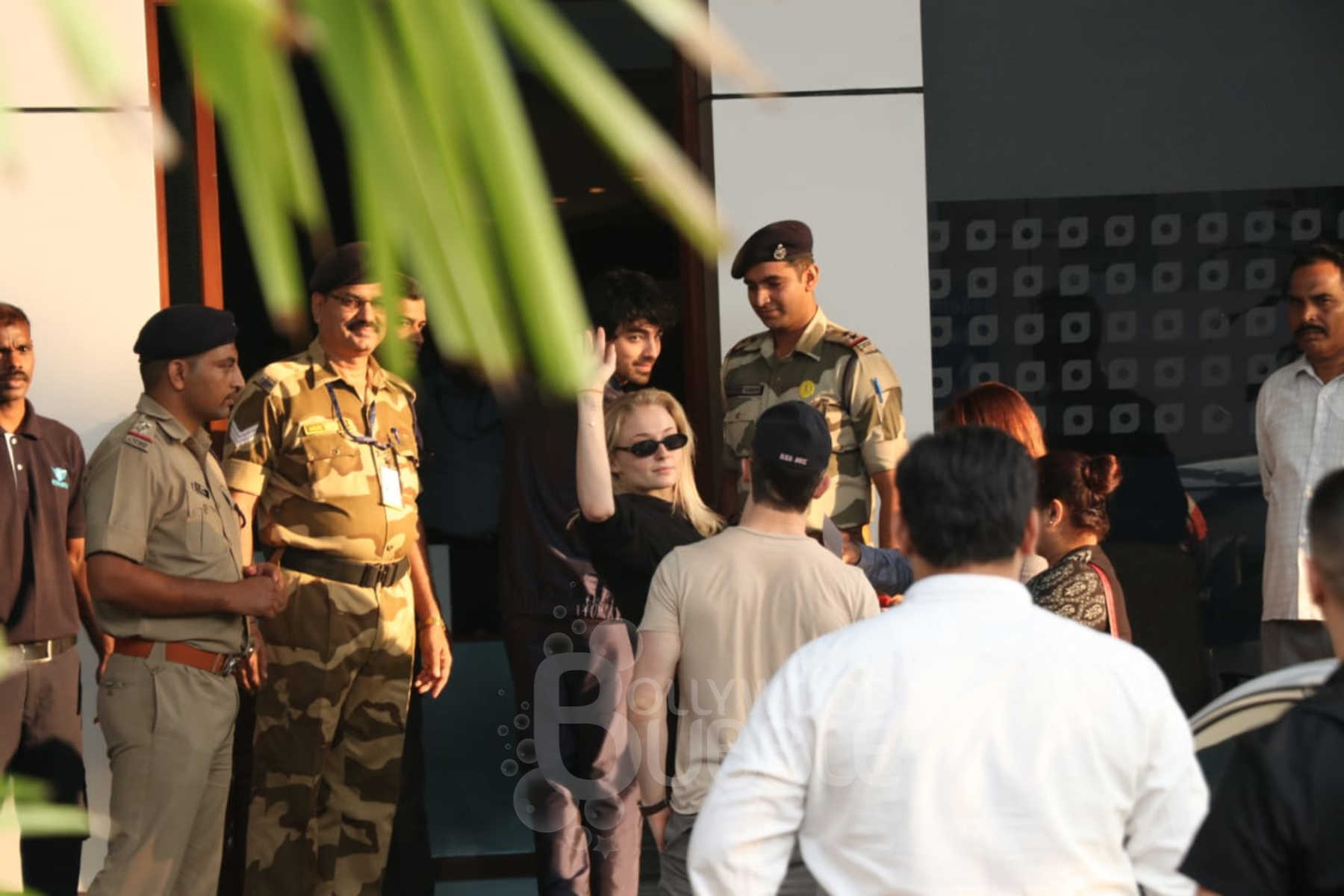 priyanka nick wedding jodhpur airport families November 29