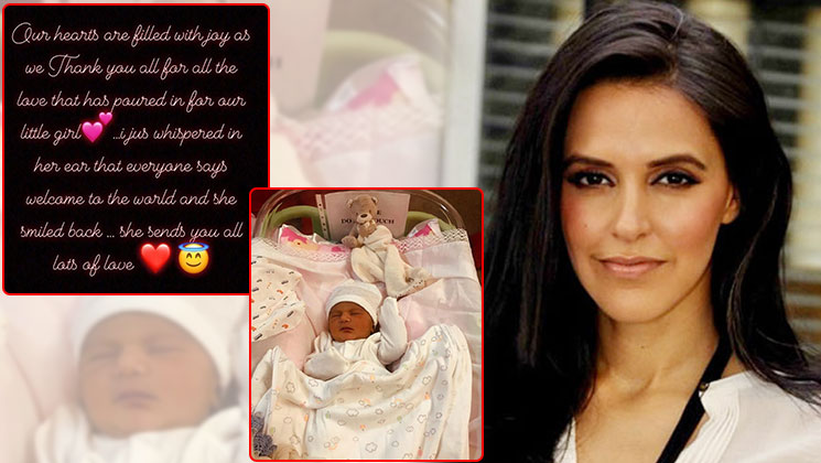 Neha Dhupia emotional post daughter birth