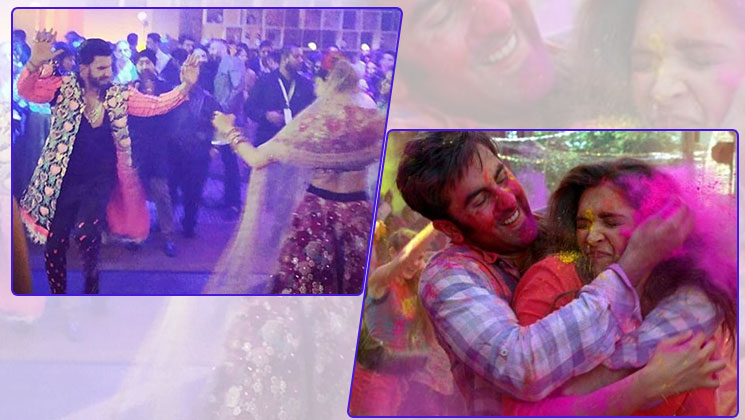 ranveer deepika dancing balam pichkari song wedding party