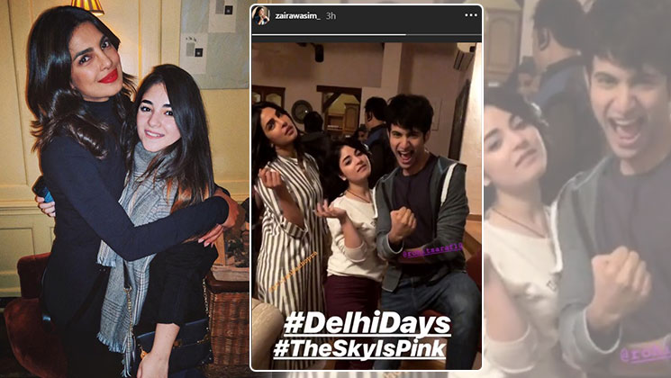 priyanka resume shooting of The Sky Is Pink delhi schedule