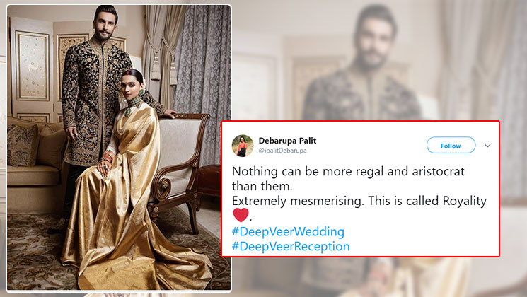 Deepika Padukone Ranveer Singh reception Twitter reaction