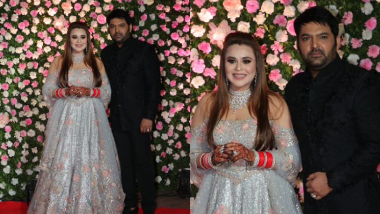 Kapil Sharma Ginni Chatrath wedding reception outfits details