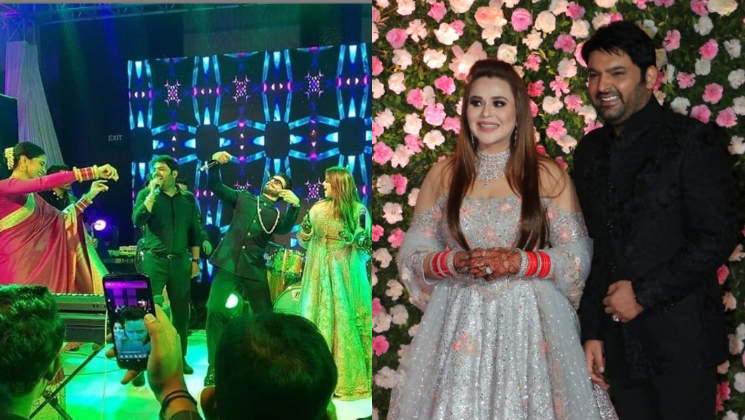 Kapil Sharma Ginni Chatrath Mumbai Wedding Reception inside pictures