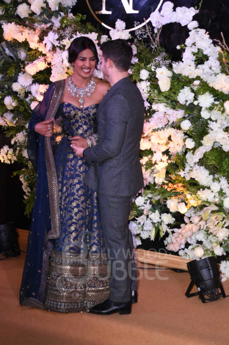 Priyanka Chopra Nick Jonas Mumbai Reception Pictures