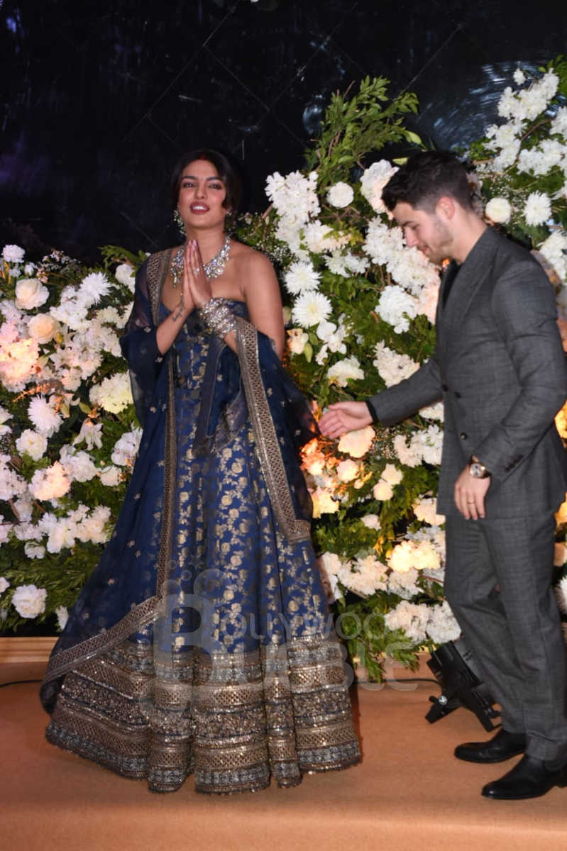 Priyanka Chopra Nick Jonas Mumbai Reception Pictures