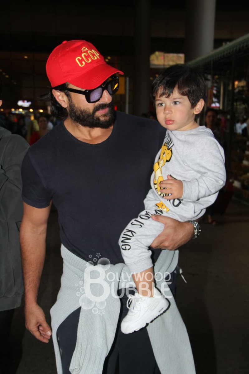 Taimur back in Mumbai with Kareena Saif