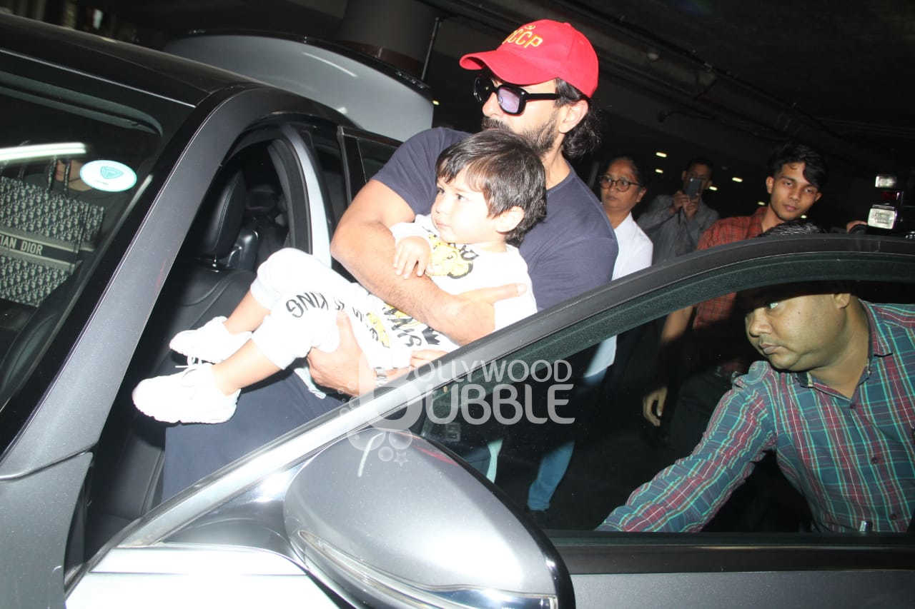 Taimur back in Mumbai with Kareena Saif